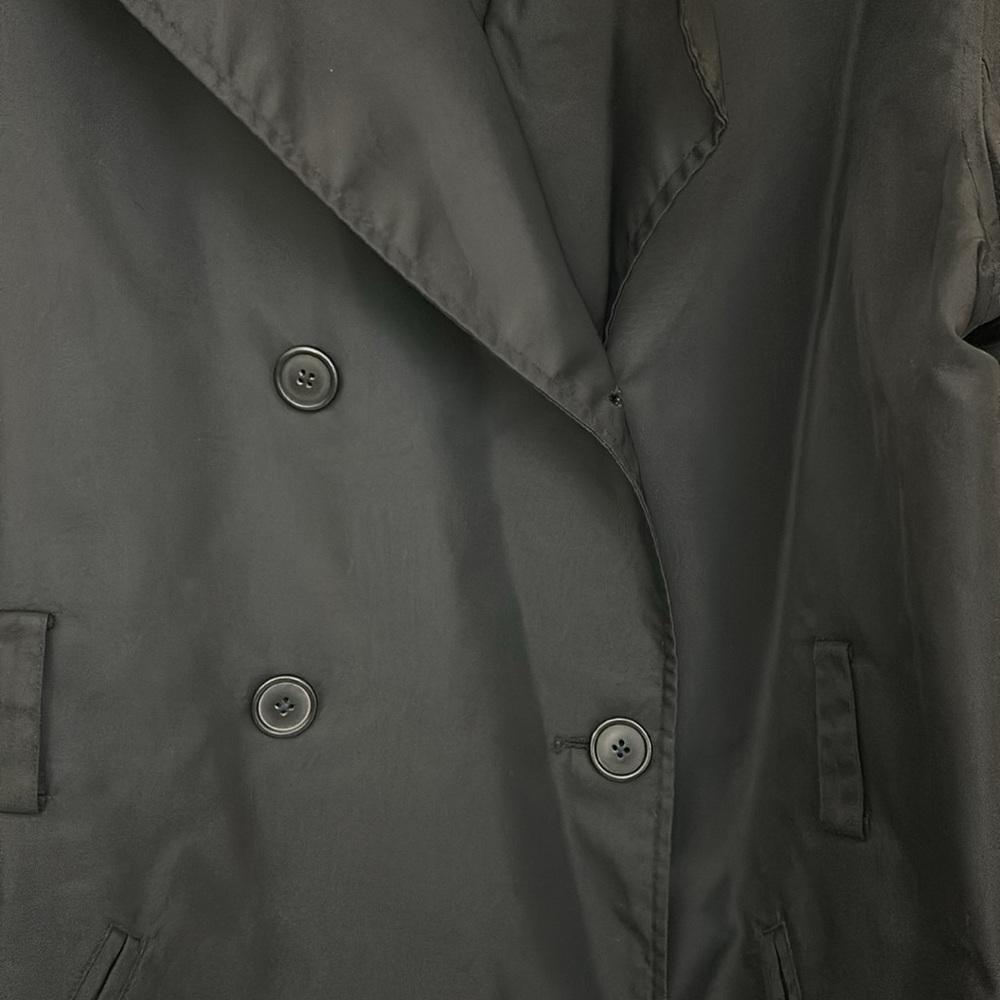 Express Women’s Size Large Solid Black Double Bre… - image 5